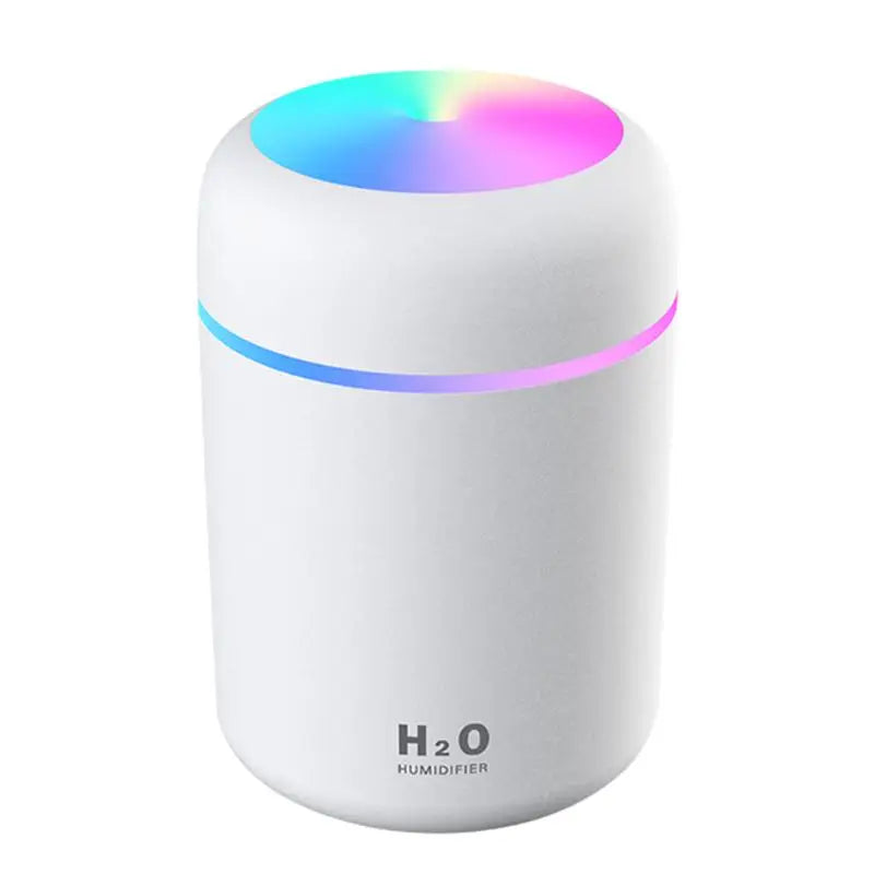 Humidificateur USB 300ml avec Diffuseur d'Aromathérapie et Design Coloré