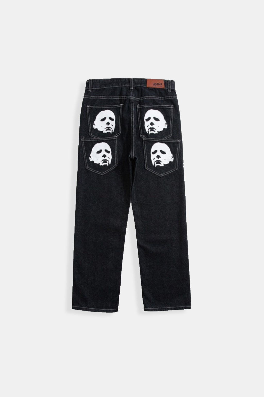 Jean Baggy Femme Taille Haute en Denim – Coupe Décontractée Y2K, Disponible en Bleu Clair, Bleu Foncé et Noir