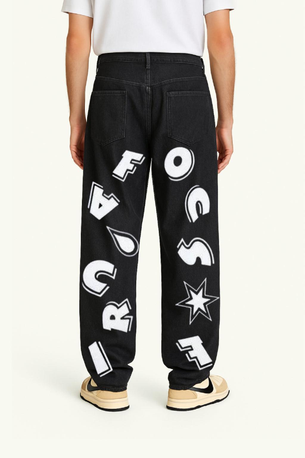 Jeans Baggy Personalized for Men and Women – Loose Fit Denim with Unique Designs
