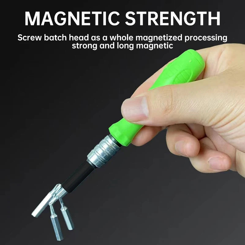 Jeu de Tournevis Magnétiques 32 en 1 avec Poignée Ergonomique – Outils de Réparation pour Électronique