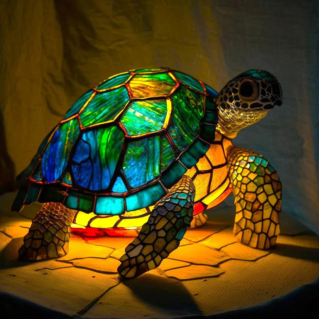 Lampe de Table LED Animaux en Résine – Décor Sirène, Mouton, Hibou et Tortue pour la Maison