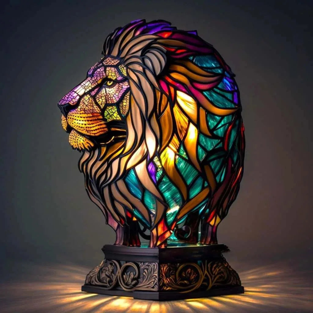 Lampe de Table LED Animaux en Résine – Décor Sirène, Mouton, Hibou et Tortue pour la Maison