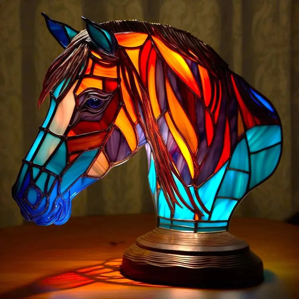 Lampe de Table LED Animaux en Résine – Décor Sirène, Mouton, Hibou et Tortue pour la Maison