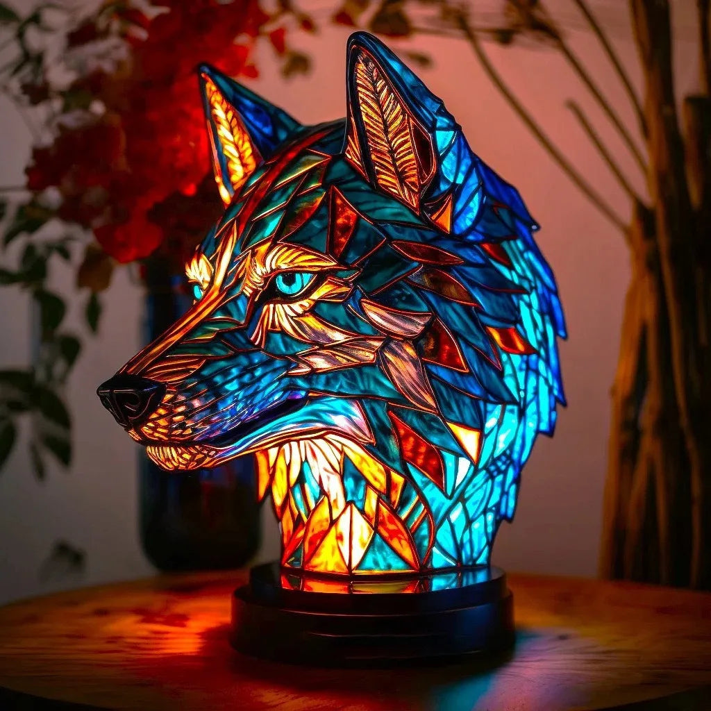 Lampe de Table LED Animaux en Résine – Décor Sirène, Mouton, Hibou et Tortue pour la Maison