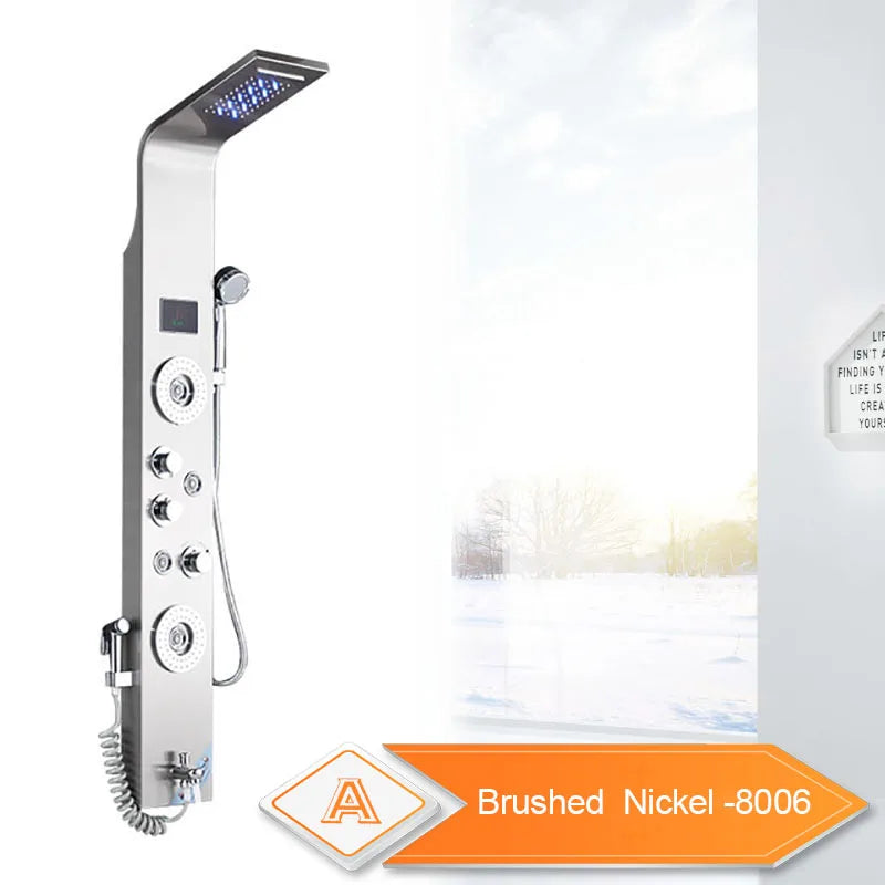 Luma Shower Panel | Intelligent LCD with 6 Modes