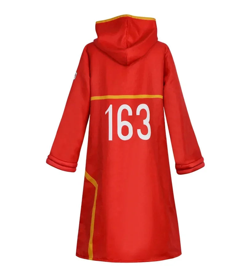 Manteau de Cosplay Rouge à Capuche pour Anime – Costume Luffy Unisexe pour Halloween