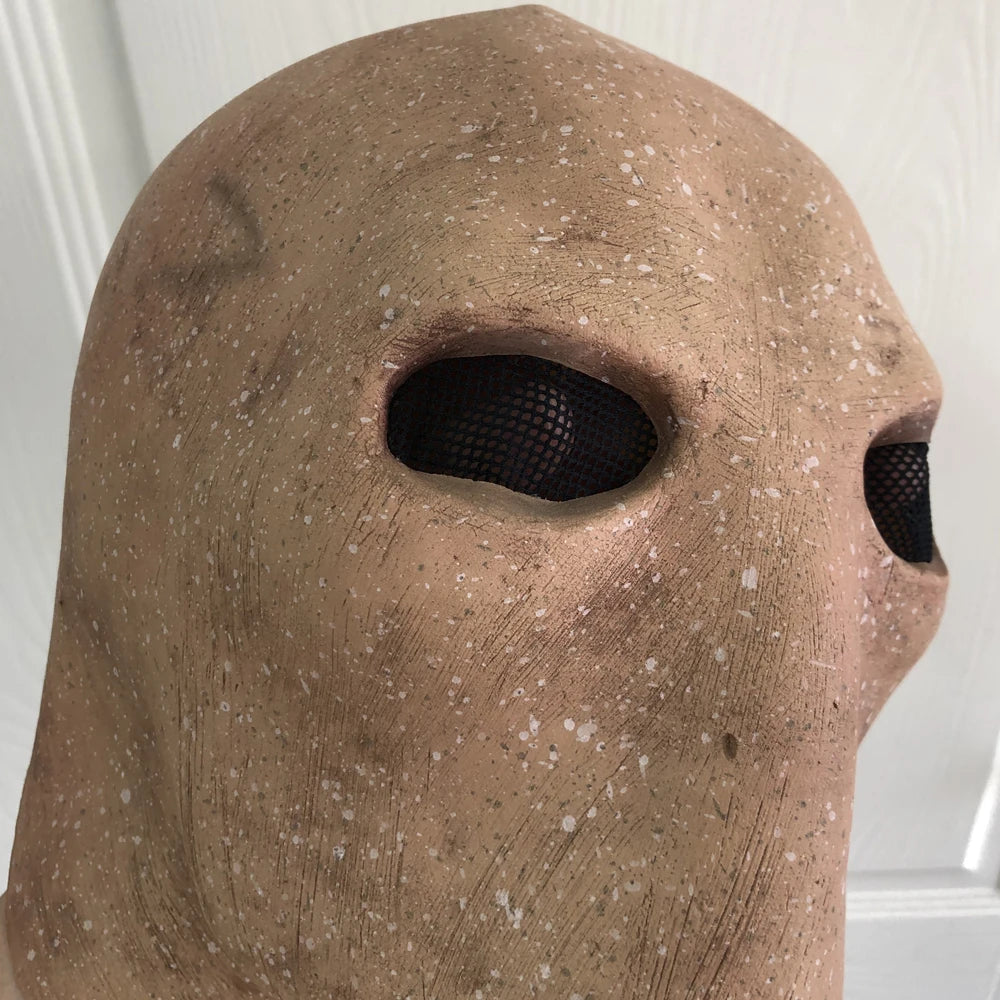 Masque Slenderman en Latex pour Costume d'Halloween – Masque Faceless Unisexe