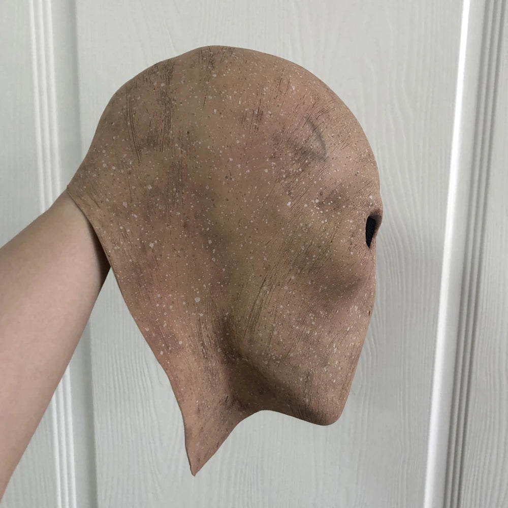 Masque Slenderman en Latex pour Costume d'Halloween – Masque Faceless Unisexe