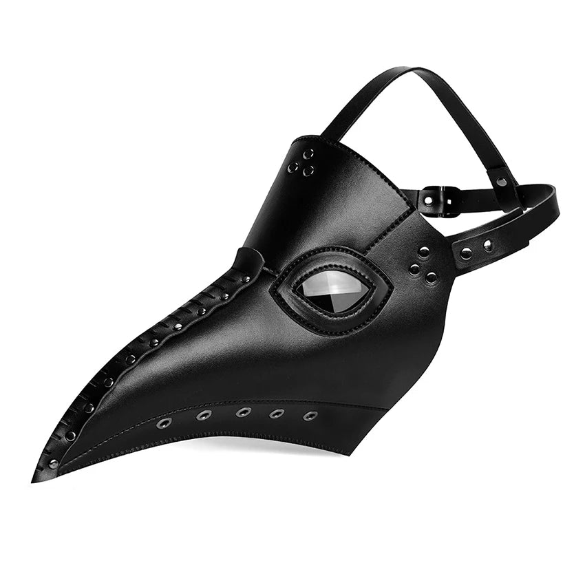 Masque Steampunk en Cuir Synthétique de Médecin de la Peste pour Halloween et Cosplay