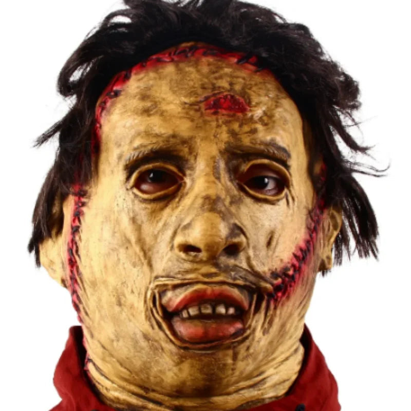 Masque d'Halloween en Latex avec Détails Réalistes pour Costume d'Horreur