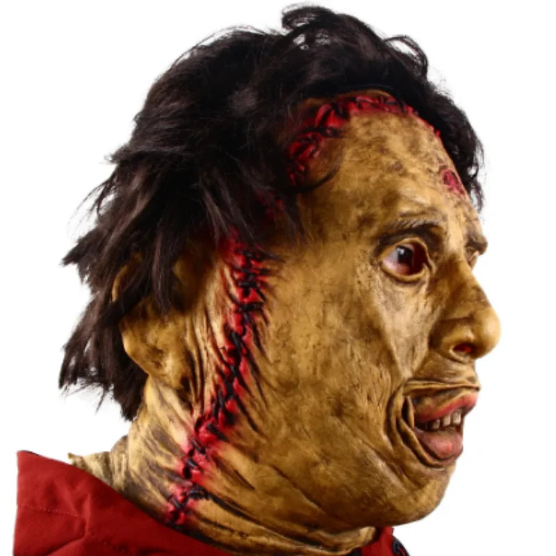 Masque d'Halloween en Latex avec Détails Réalistes pour Costume d'Horreur
