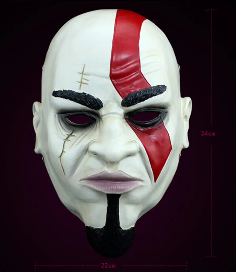 Masque d'Halloween en Résine, Masque Complet pour Cosplay et Fêtes