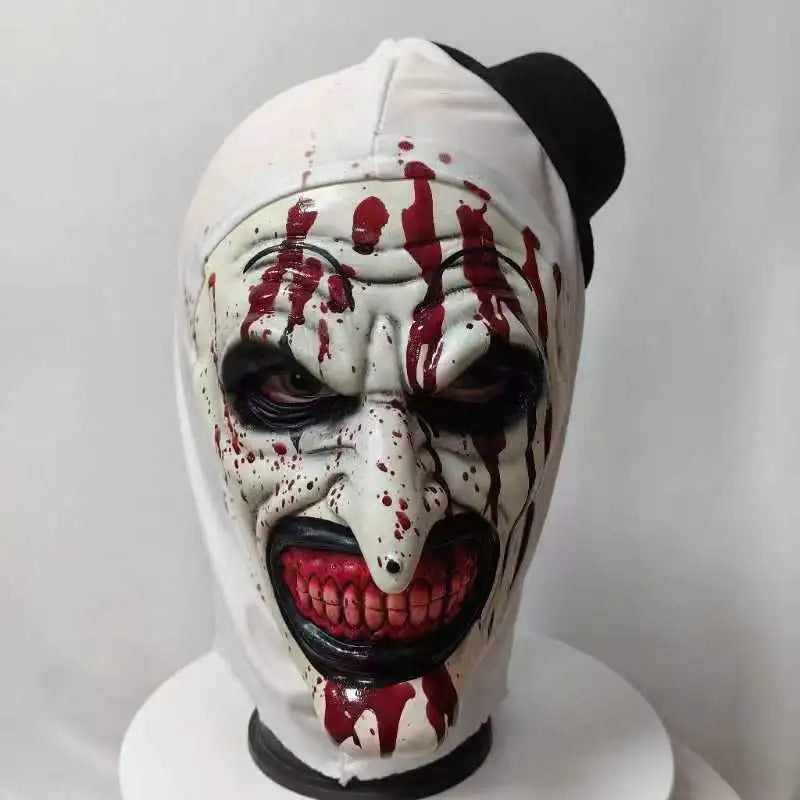 Masque de Clown Horreur en Latex pour Halloween – Costume Terrifiant Unisexe