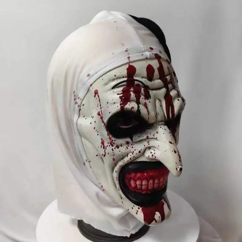 Masque de Clown Horreur en Latex pour Halloween – Costume Terrifiant Unisexe