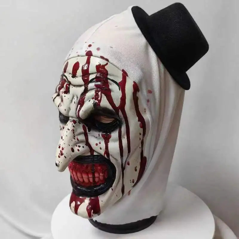 Masque de Clown Horreur en Latex pour Halloween – Costume Terrifiant Unisexe