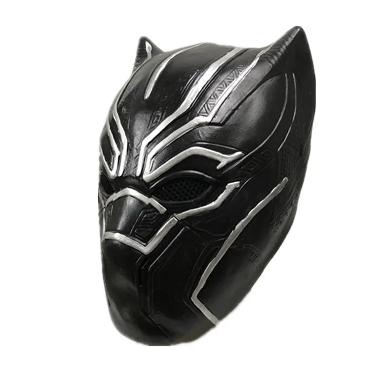 Masque de Cosplay Black Panther en Gel de Silice pour Halloween 2025