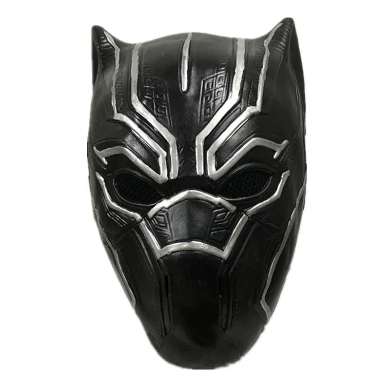 Masque de Cosplay Black Panther en Gel de Silice pour Halloween 2025