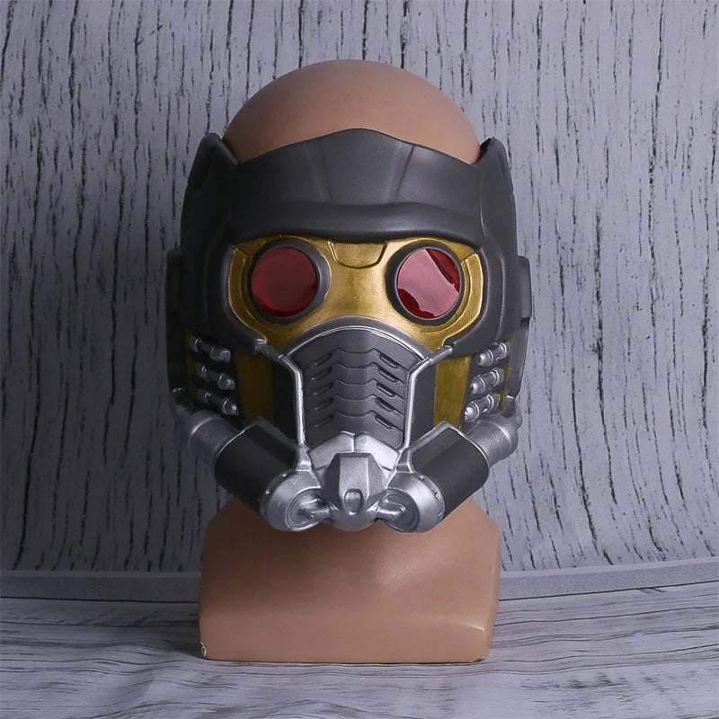 Masque de Cosplay Star Lord en Latex avec Éclairage LED – Costume Halloween 2025