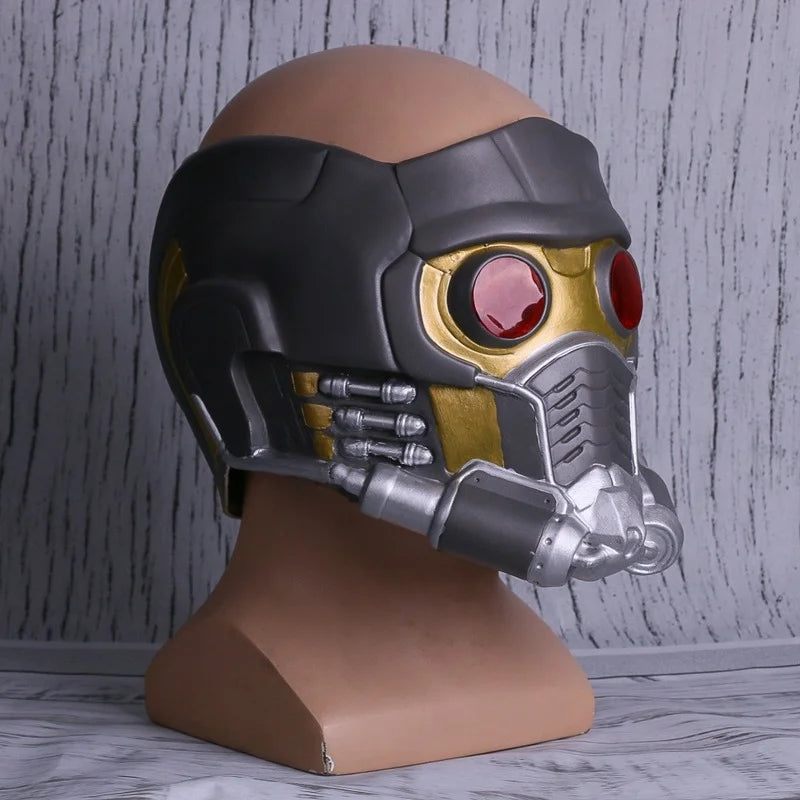 Masque de Cosplay Star Lord en Latex avec Éclairage LED – Costume Halloween 2025