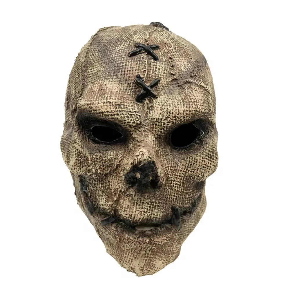 Masque de Crâne en Latex pour Halloween – Costume Squelette Réaliste pour Adultes