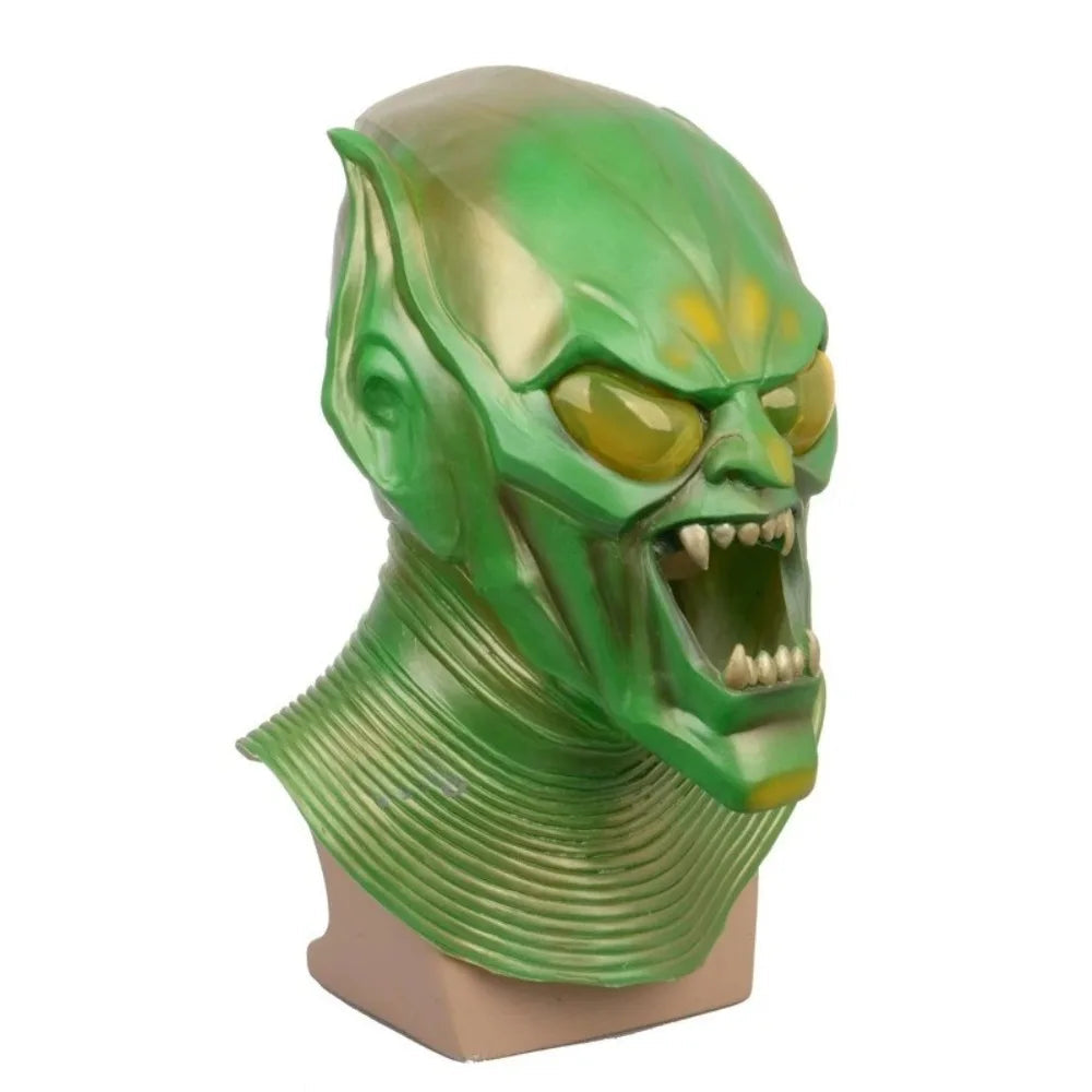 Masque de Démon Halloween en Latex pour Adulte – Costume Complet avec Détails Sculptés
