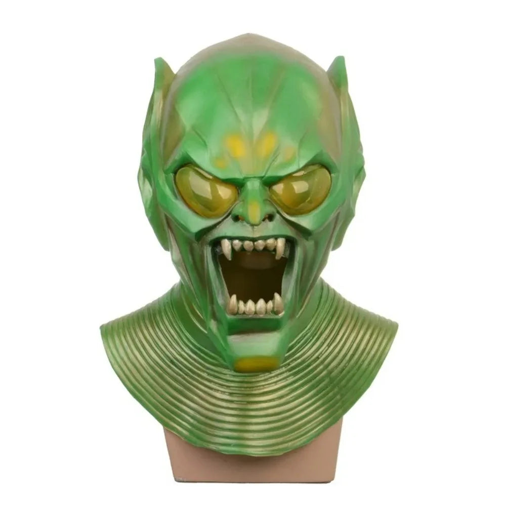 Masque de Démon Halloween en Latex pour Adulte – Costume Complet avec Détails Sculptés