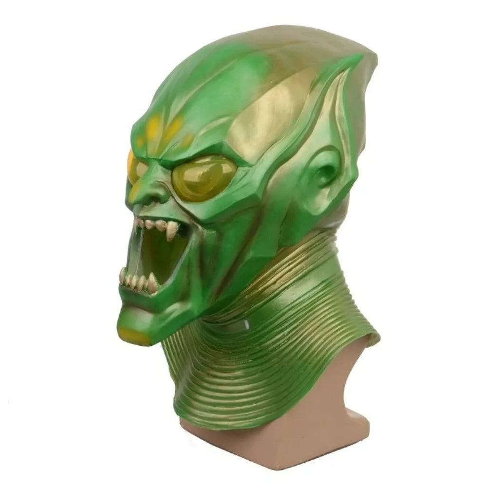 Masque de Démon Halloween en Latex pour Adulte – Costume Complet avec Détails Sculptés