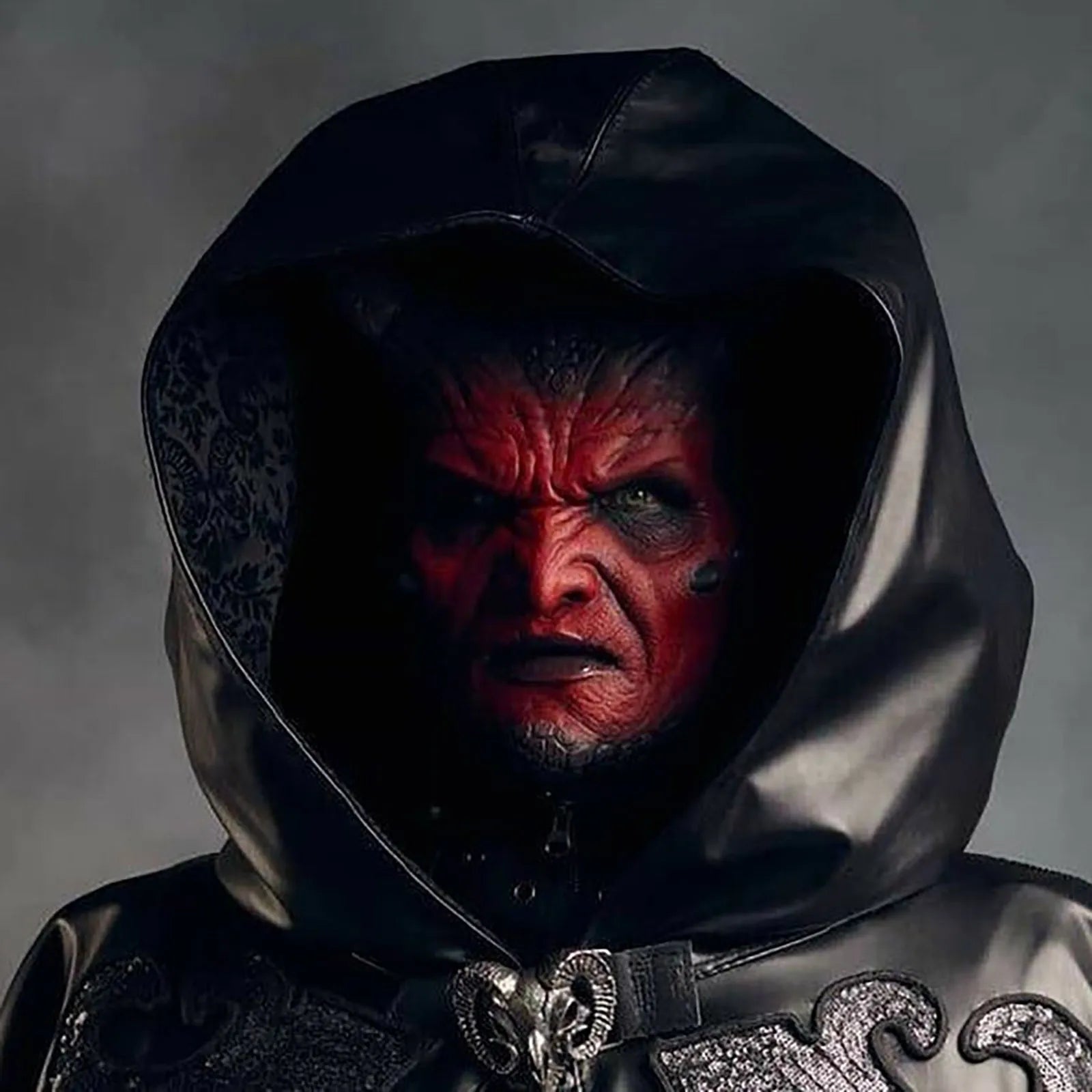 Masque de Diable en Silicone Complet pour Cosplay Halloween 2025 – Réaliste et Confortable