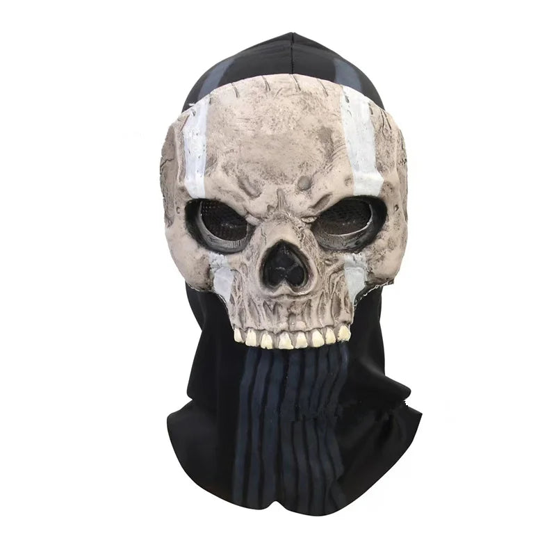 Masque de Fantôme en Silicone pour Cosplay et Halloween – Détails Réalistes en Latex