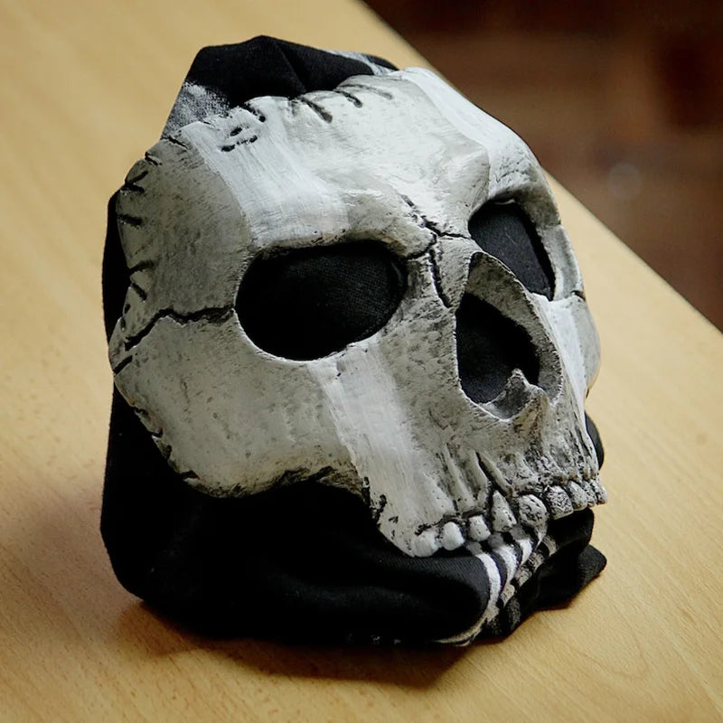 Masque de Fantôme en Silicone pour Cosplay et Halloween – Détails Réalistes en Latex