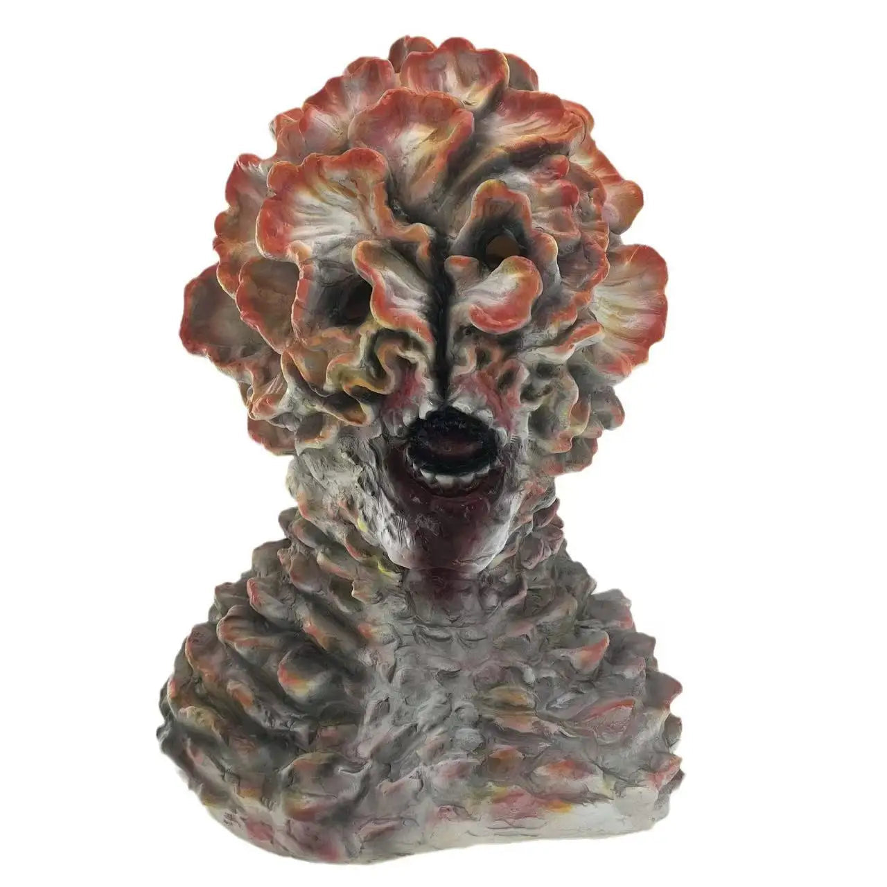 Masque de Monstre en Latex pour Cosplay – Effet Horrifique Complet pour Halloween, Couverture Tête et Cou, Détails Réalistes