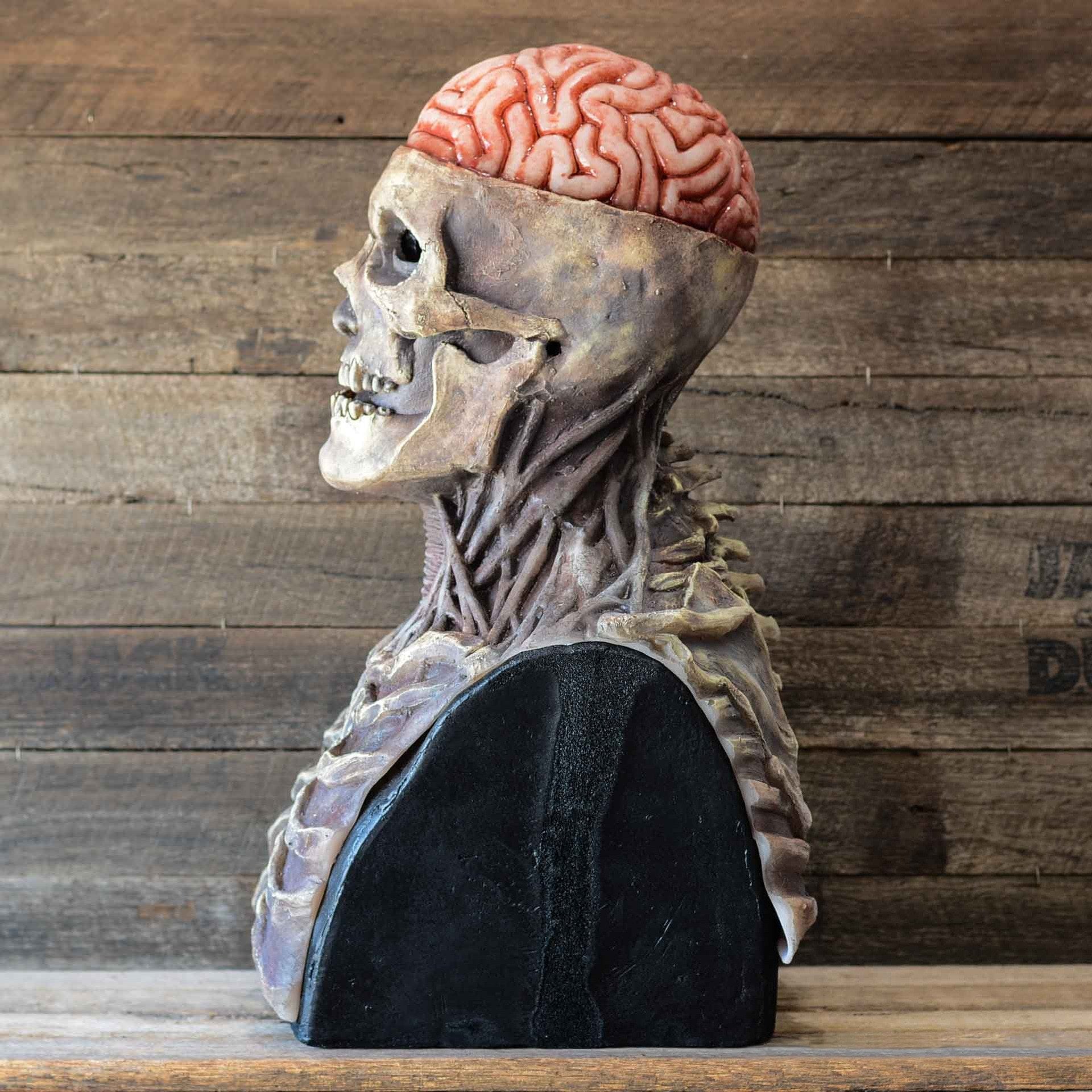 Masque de squelette réaliste à mâchoire mobile avec chapeau – Accessoire complet pour Halloween et cosplay