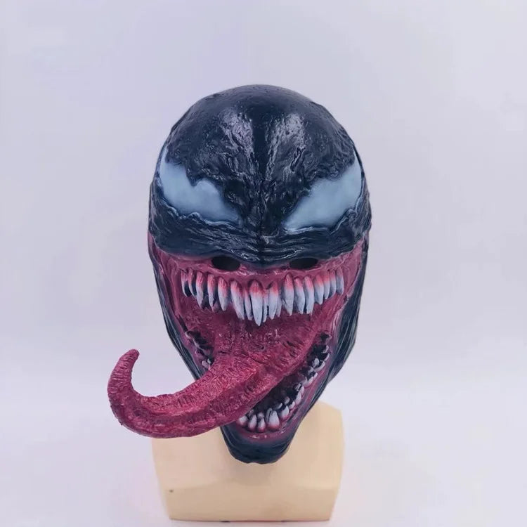 Masque en Latex pour Cosplay et Halloween – Casque Complet Unisexe avec Détails Horrifiques