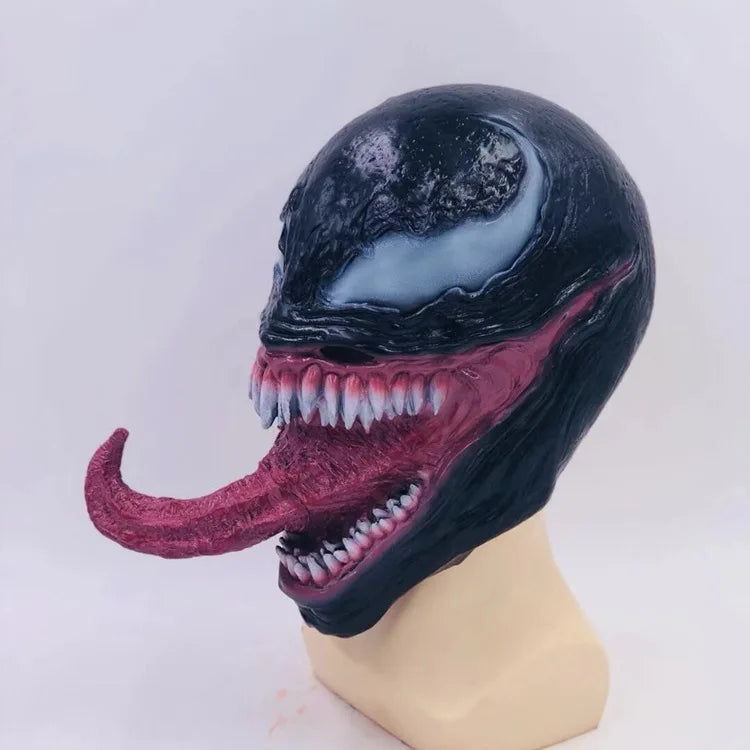 Masque en Latex pour Cosplay et Halloween – Casque Complet Unisexe avec Détails Horrifiques
