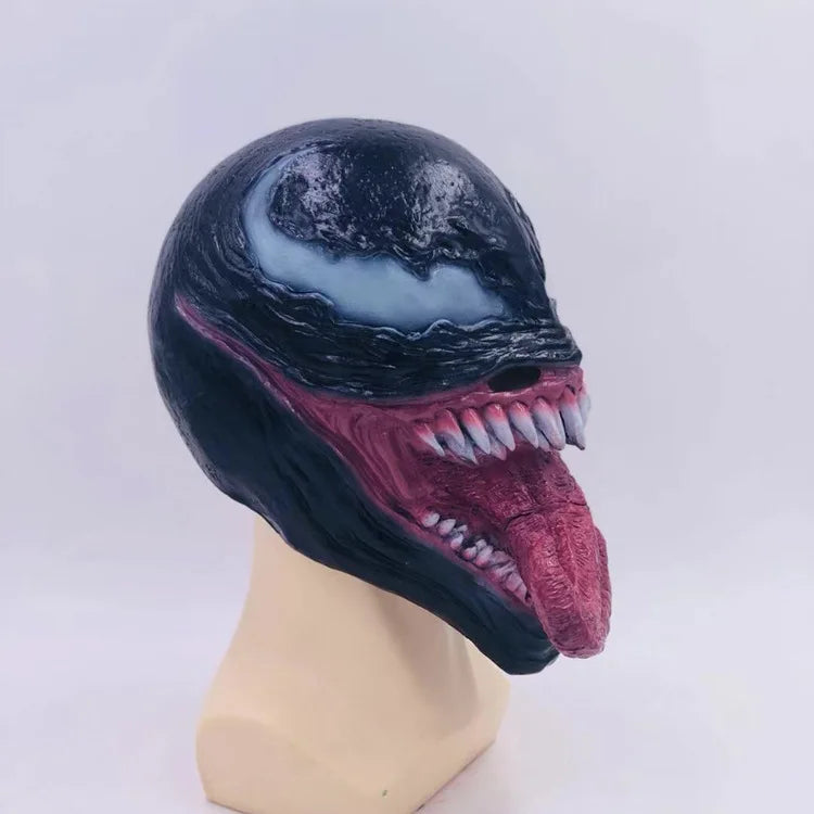 Masque en Latex pour Cosplay et Halloween – Casque Complet Unisexe avec Détails Horrifiques