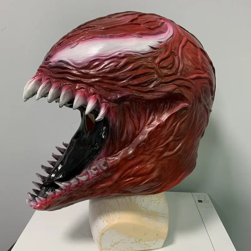 Masque en Latex pour Cosplay et Halloween – Casque Complet Unisexe avec Détails Horrifiques