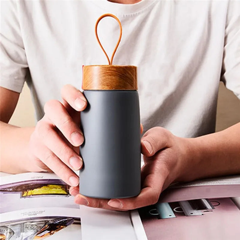 Mug Isotherme 260ml en Acier Inoxydable 304 – Tasse de Voyage Portable pour Boissons Chaudes