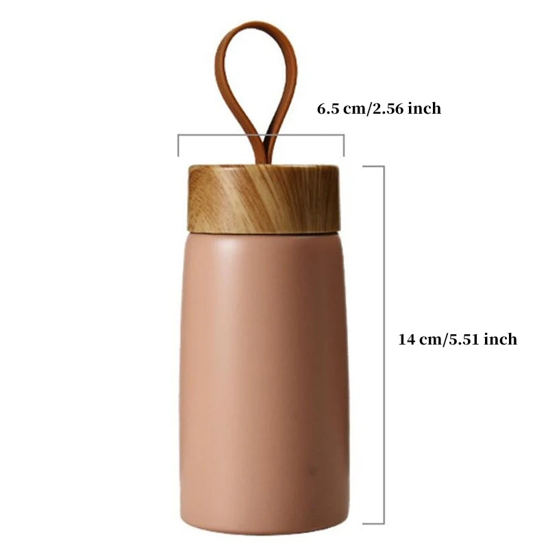 Mug Isotherme 260ml en Acier Inoxydable 304 – Tasse de Voyage Portable pour Boissons Chaudes