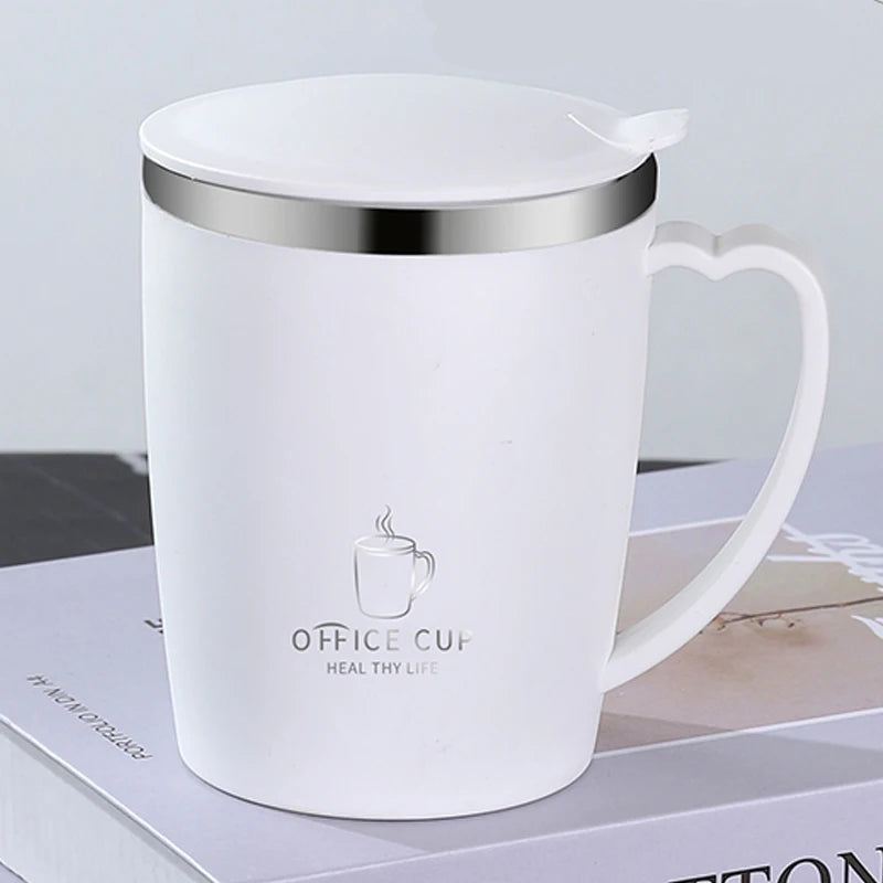 Insulated Mug 350ml in 304 Stainless Steel with Ergonomic Handle