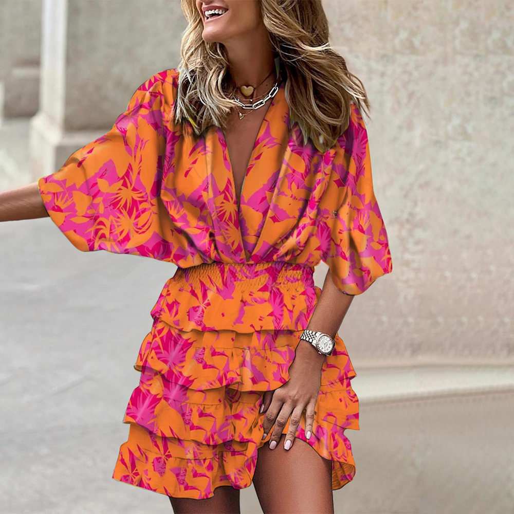 Robe Femme Mini Aérienne Légère - Style Décontracté-Chic, Tissu Respirant, Tailles S à XL