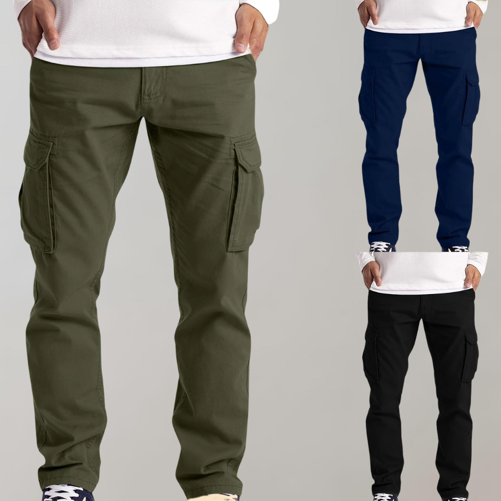 Pantalon Cargo Homme Confortable avec Poches Spacieuses – Idéal pour un Usage Quotidien