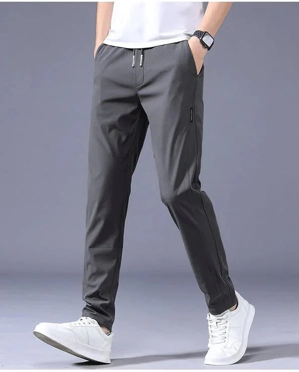 Pantalon Extensible pour Hommes en Tissu Doux – Comfort and Flexibility for Casual Activities