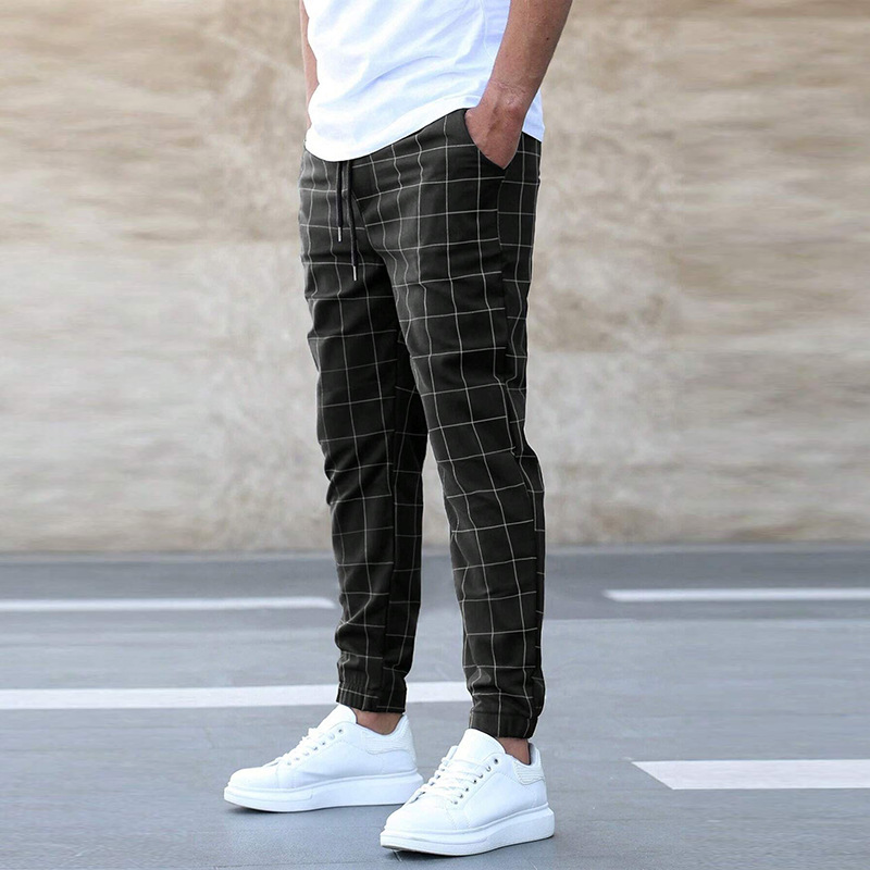 Pants for Men with Window Pattern – Comfortable and Versatile for Work and Leisure