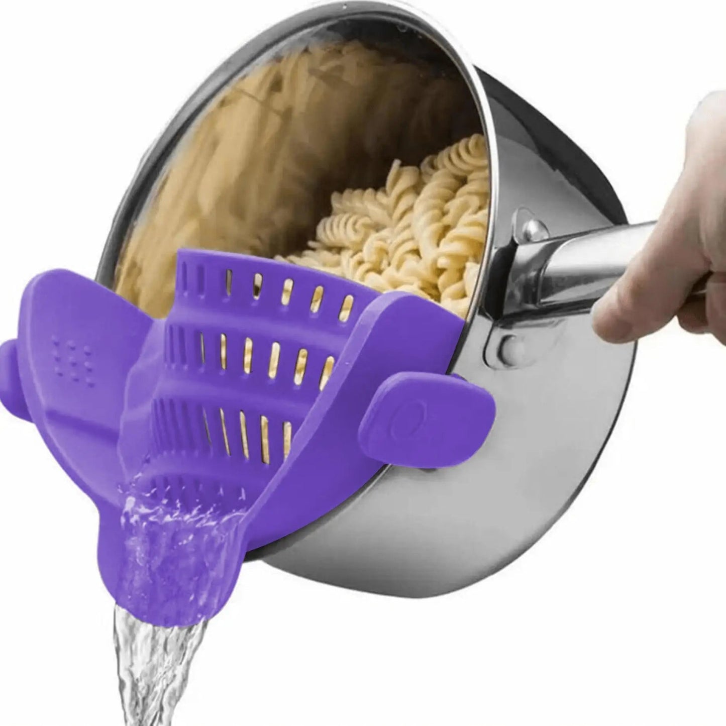Passoire à clipser réglable pour casseroles et bols – Ustensile de cuisine pratique