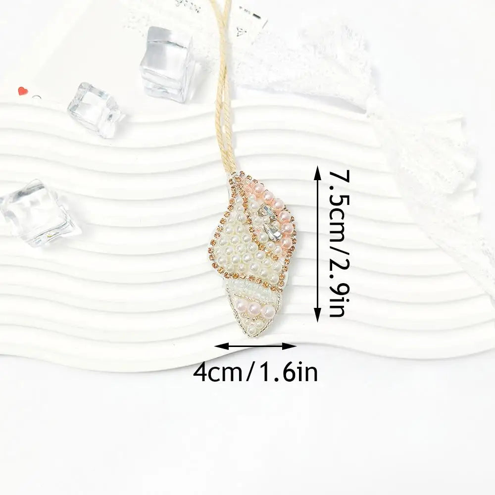 Patch à Paillettes en Coco Multicolore avec Motifs Tropicaux – Accessoire Décoratif à Coudre ou Pendentif