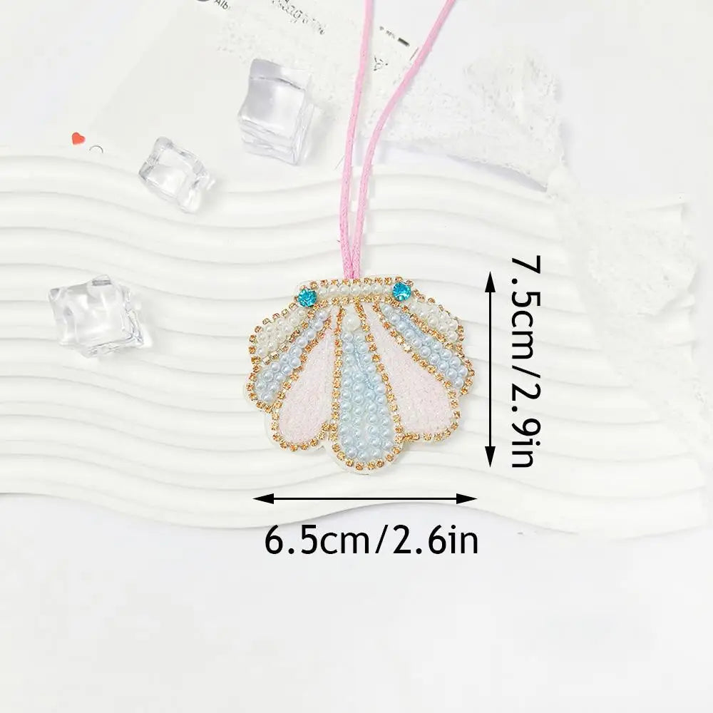 Patch à Paillettes en Coco Multicolore avec Motifs Tropicaux – Accessoire Décoratif à Coudre ou Pendentif