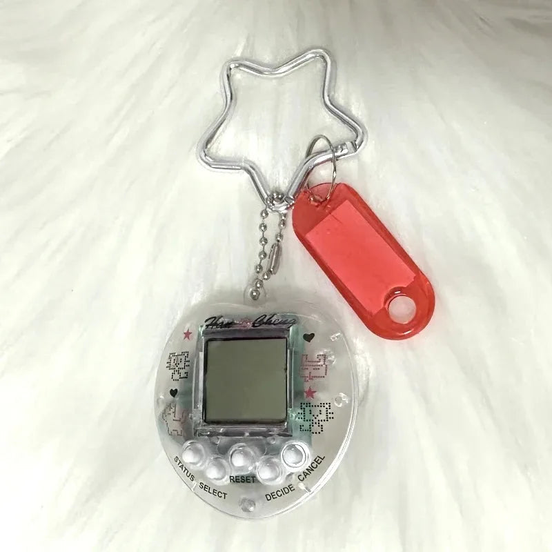 Porte-Clés Kawaii Console de Jeu Arc-en-Ciel en Alliage de Zinc – Accessoire Harajuku Unique et Tendance