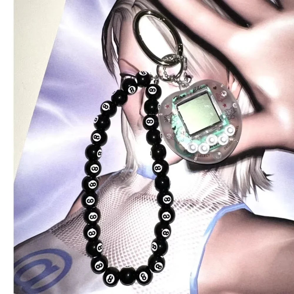Porte-Clés Kawaii Console de Jeu Arc-en-Ciel en Alliage de Zinc – Accessoire Harajuku Unique et Tendance