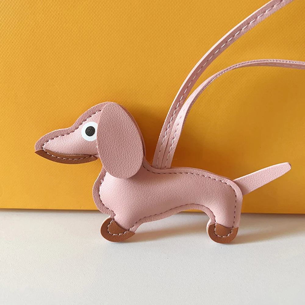 PU Leather Bear Keychain – Charming Accessory for Handbags and Backpacks, Korean Y2K Design