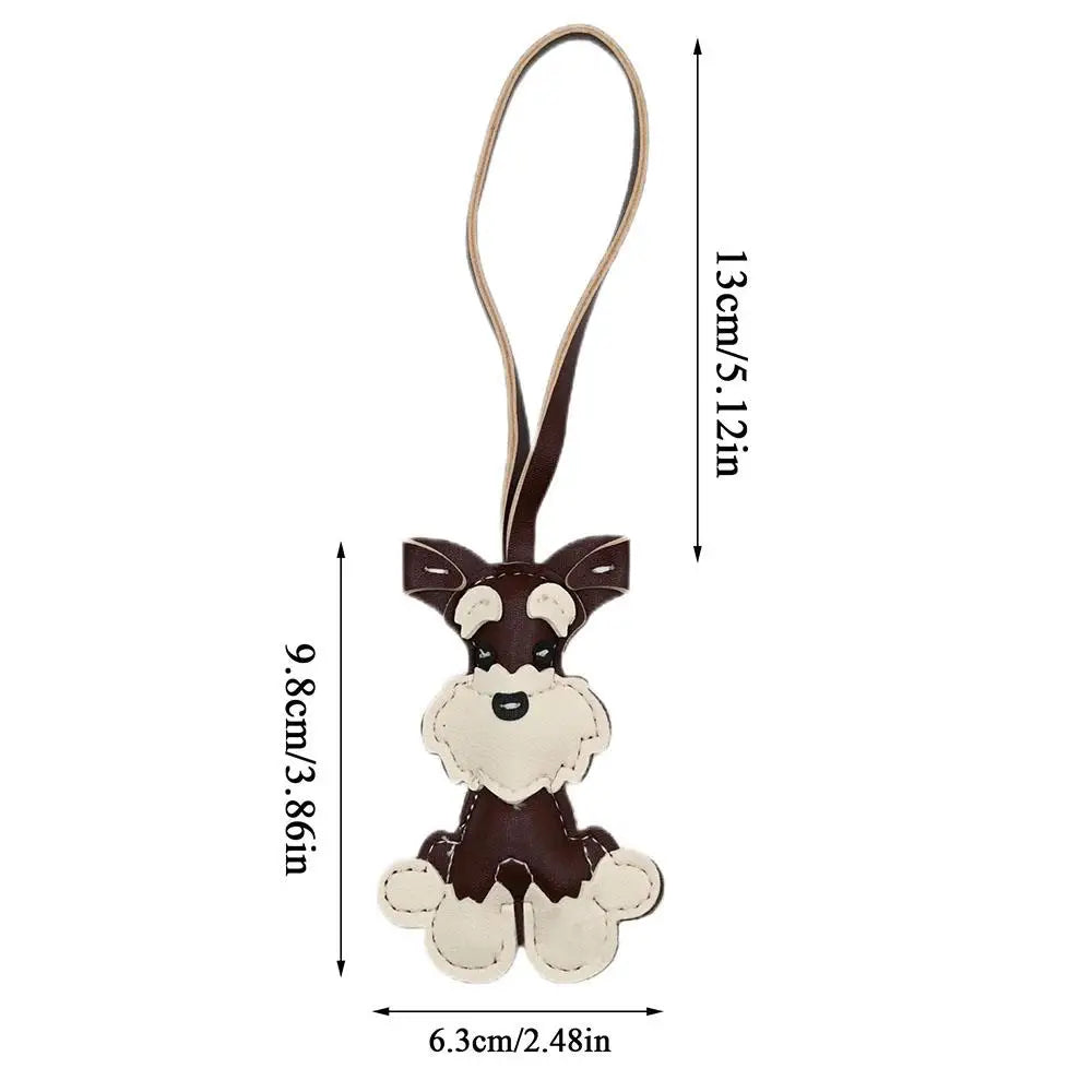 Porte-Clés Ours en Cuir PU – Charmant Accessoire pour Sacs à Main et Sacs à Dos, Design Y2K Coréen